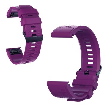 Garmin Fenix 6X / 6X Pro / Fenix 5X / Fenix 5X Plus silicone watch band - Purple