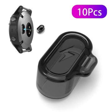 10Pcs dustproof plug for Garmin Watch - Transparent Black