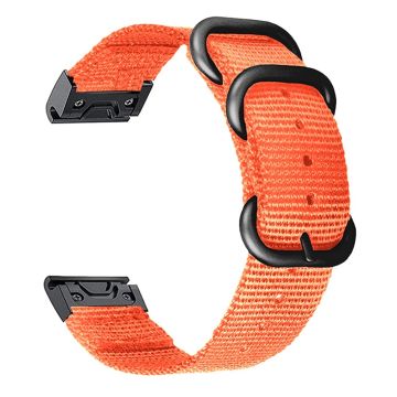 22mm nylon watch strap for Garmin and Coros watch - Orange