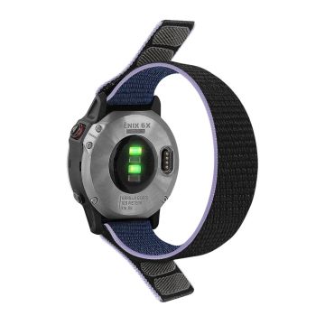 Nylon watch strap for Garmin and Coros watch - Midnight Blue