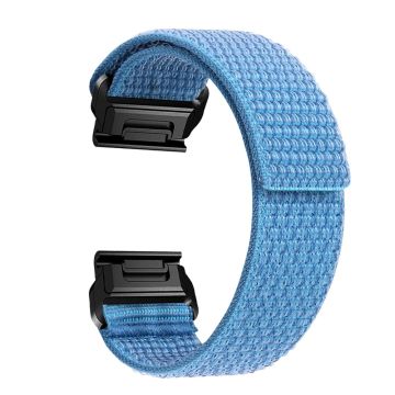 26mm nylon strap for Garmin watch - Sky Blue