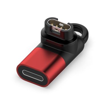 Apple Lightning charging adapter for Garmin watch - Red