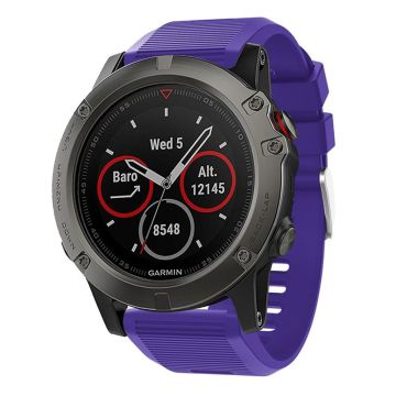 Garmin Fenix 5X Plus silicone watchband - Purple