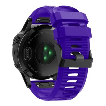 Garmin Fenix 5X Plus silicone watch band - Purple