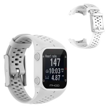 Polar M400 comfortable silicone watch band - White