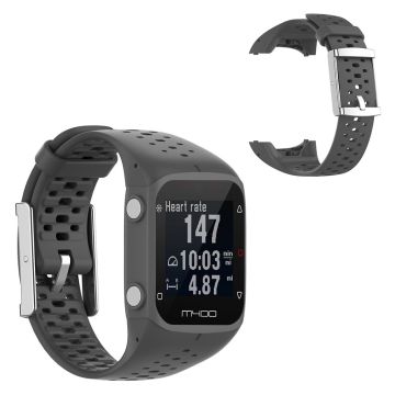 Polar M400 comfortable silicone watch band - Grey