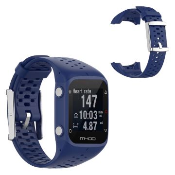 Polar M400 comfortable silicone watch band - Dark Blue