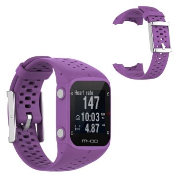 Polar M400 comfortable silicone watch band - Purple