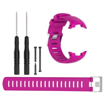 Suunto D4i Novo / D4i / D4 silicone watch strap with tools - Rose