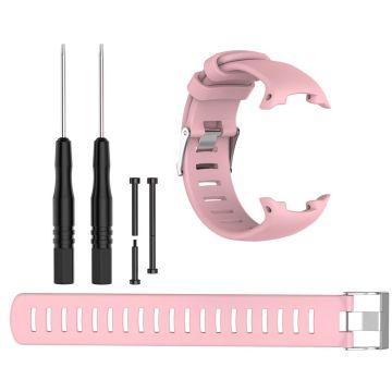 Suunto D4i Novo / D4i / D4 silicone watch strap with tools - Light Pink