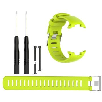 Suunto D4i Novo / D4i / D4 silicone watch strap with tools - Green