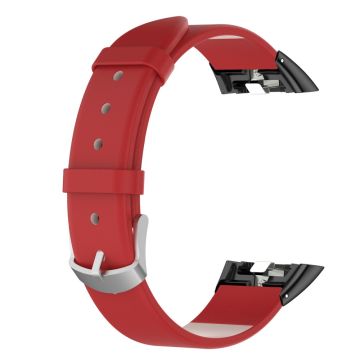 Honor Band 7 / 6 / Huawei Band 6 / 6 Pro leather strap - Red