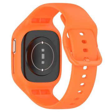 Honor Watch 4 silicone strap with integrated cover - Orange