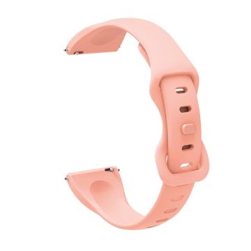 20mm Universal silicone 8 shaped buckle watch strap - Pink