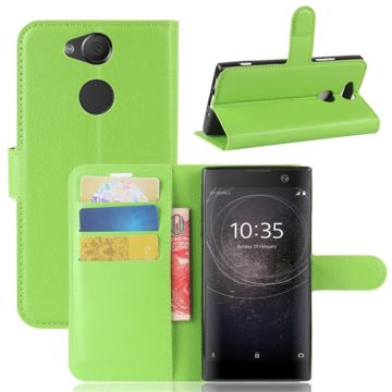 Classic Sony Xperia XA2 flip case - Green