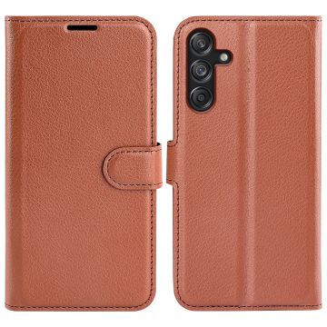 Classic Samsung Galaxy M55 / Samsung Galaxy C55 / Samsung Galaxy F55 flip case - Brown