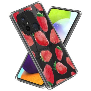 Deco Xiaomi Redmi 12C phone cover - Strawberry