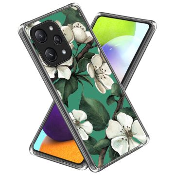 Deco Xiaomi Redmi 12 / Xiaomi Poco M6 Pro phone cover - White Flowers