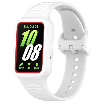 Huawei band 9 / 8 / 7 Integrated Silicone Strap Watch Case Replacement Wrist band  - White