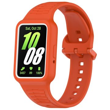 Huawei band 9 / 8 / 7 Integrated Silicone Strap Watch Case Replacement Wrist band  - Orange