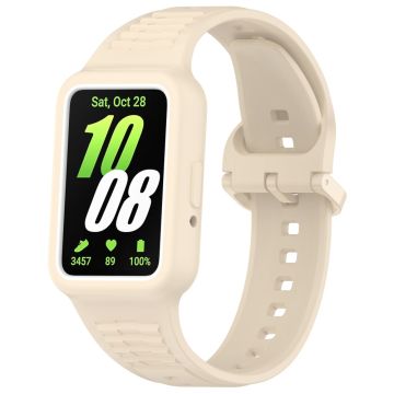 Huawei band 9 / 8 / 7 Integrated Silicone Strap Watch Case Replacement Wrist band  - Beige