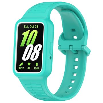 Huawei band 9 / 8 / 7 Integrated Silicone Strap Watch Case Replacement Wrist band  - Cyan