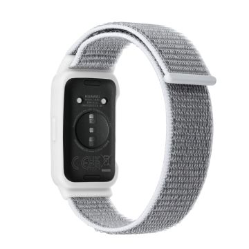 Huawei Band 8 / 9 Nylon Loop Watch Strap with Integrated Flexible Protective Case - Seashell Color