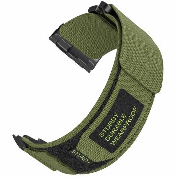 Huawei Watch D Outdoor Climbing Watch Strap Magic Tape Breathable Nylon Band - Army Green