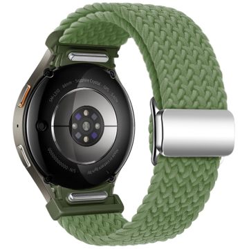 Samsung Galaxy Watch 20mm Braided Watch Band Magnetic Strap - Cactus