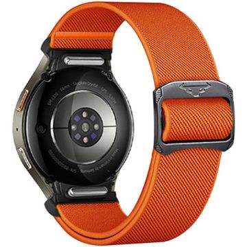 Nylon Strap for Samsung Galaxy Watch FE 40mm / Watch7 / Watch6 / Watch 5 / Watch4 Elastic Band - Orange