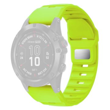 26mm Silicone Band Garmin Fenix 8 51mm / Enduro 3 / Enduro 2 Quick Release Watch Strap - Green