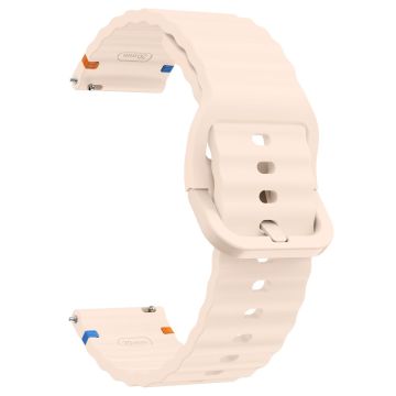 22mm Silicone Band Xiaomi Watch S4 Sport / Redmi Watch 5 Active Wave Design Watch Strap - Pink