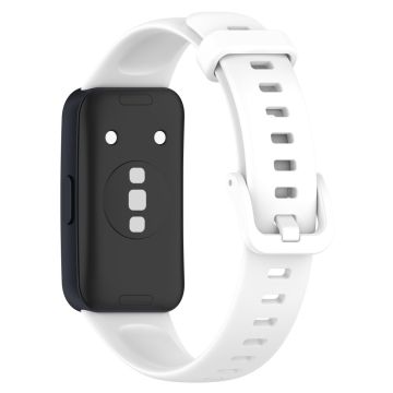 Huawei Band 8 Silicone Strap Waterproof Soft Watch Band - White