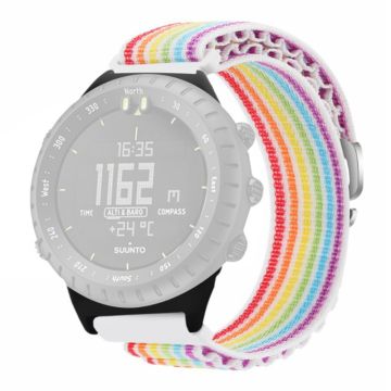 Suunto Core Watch Band 22mm Nylon Loop Adjustable Wrist Strap with Connector - Colorful