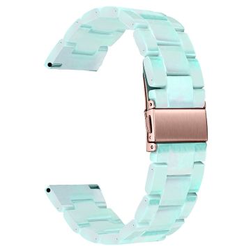 FITVII Resin Watch Band Waterproof Replacement Watch Strap - Phantom Green