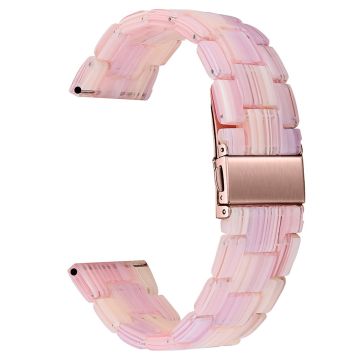 FITVII Waterproof Watch Strap Replacement Resin Watch Band - Silk Pink