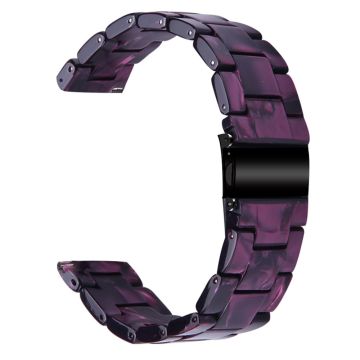 FITVII Waterproof Watch Strap Replacement Resin Watch Band - Purple