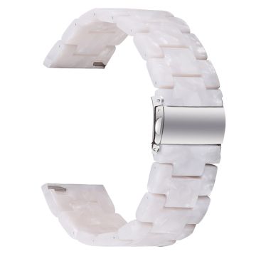 Waterproof Resin Strap for KALINCO Replacement Sports Watch Band - Pearl White