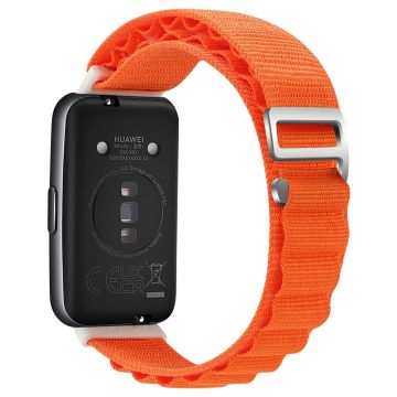 KALEBOL KLB-GSNL-001 Huawei Band 7 Wrist Band Adjustable Nylon Breathable Straps - Orange