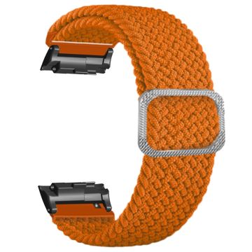 Huawei Watch D Elastic Braided Nylon Watch Strap Adjustable Wrist Band - Orange