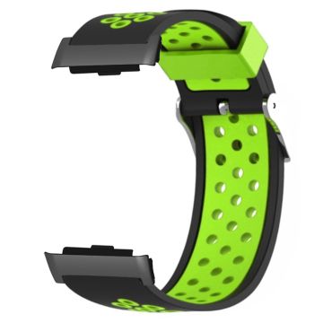 Huawei Watch D Adjustable Silicone and Metal Watch Strap Breathable Band - Green