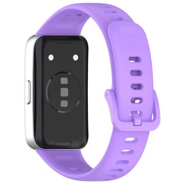 Huawei band 8 / 8 NFC / 9 / 9 NFC Glossy Silicone Watch Strap Replacement Watchband  - Purple