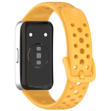 Huawei band 9 / 9 NFC / 8 / 8 NFC Breathable Holes Replacement bandsilicone Watch Strap - Yellow