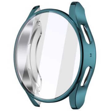 Samsung Galaxy Watch7 44mm Case Full Guard Soft Flexible Watch Protector Built-In Screen Cover - Cyan