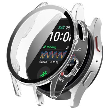 Samsung Galaxy Watch7 40mm Integrated Watch Case Tempered Glass Screen Protector - Transparent