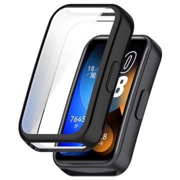 Huawei Band 9 / 9 NFC / 8 / 8 NFC Flexible Watch Protective Case Electroplating Full Coverage Shell - Black