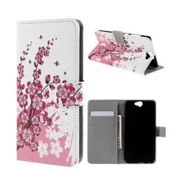 Moberg HTC One A9 Leather Case - Plum Blossom