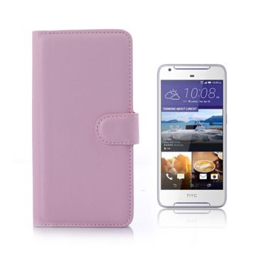 HTC Desire 650 wallet leather flip case - Pink