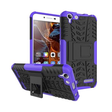 Lenovo K5 Solid kickstand case- Purple