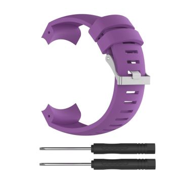 Suunto Core Alu Black silicone wrist strap with install tools - Purple